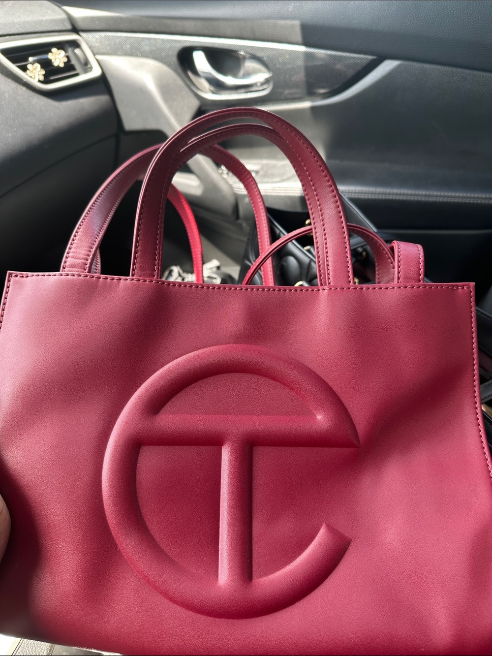 Telfar Shmedium Oxblood Bag